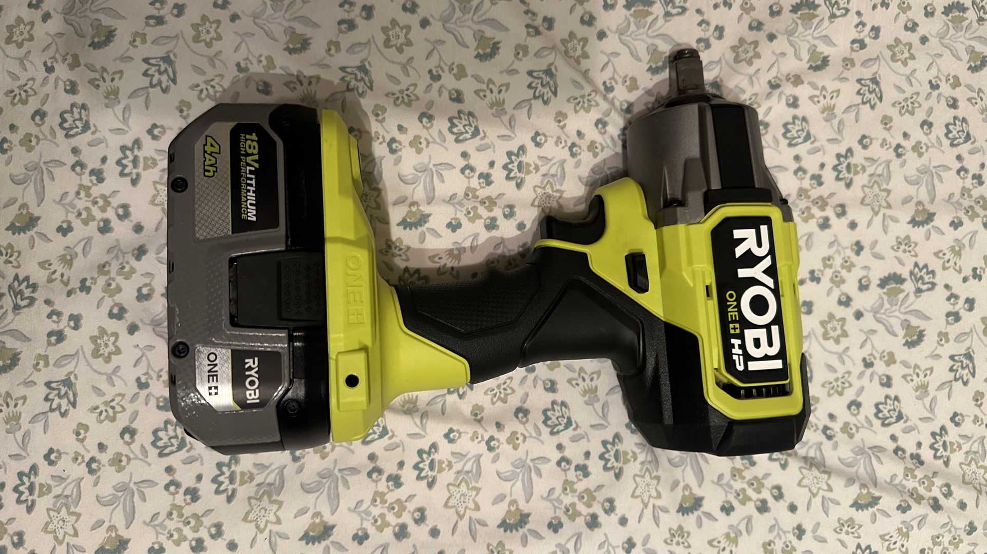 RYOBI - ONE+ HP 18V Brushless Cordless 4-Mode ½ in. Impact Wrench