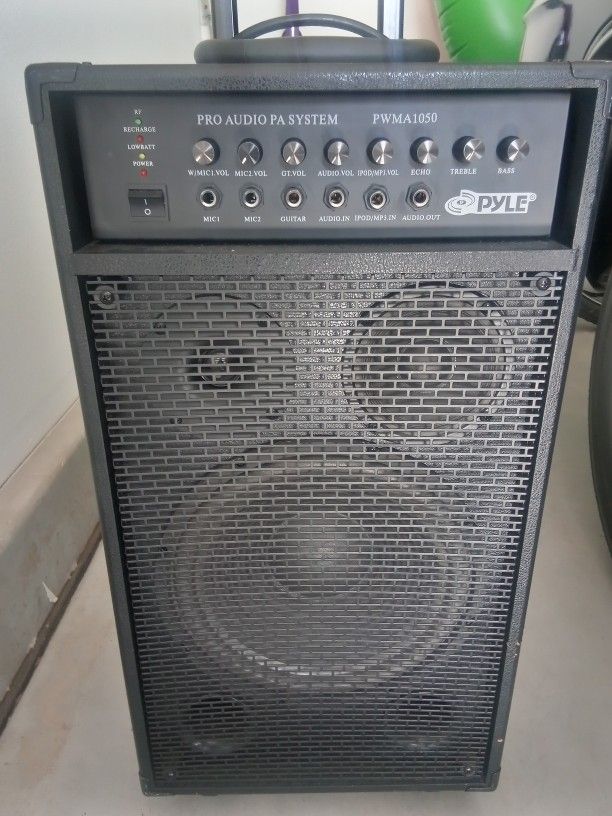 Pyle Pro Audio Pa System Pwma 1050