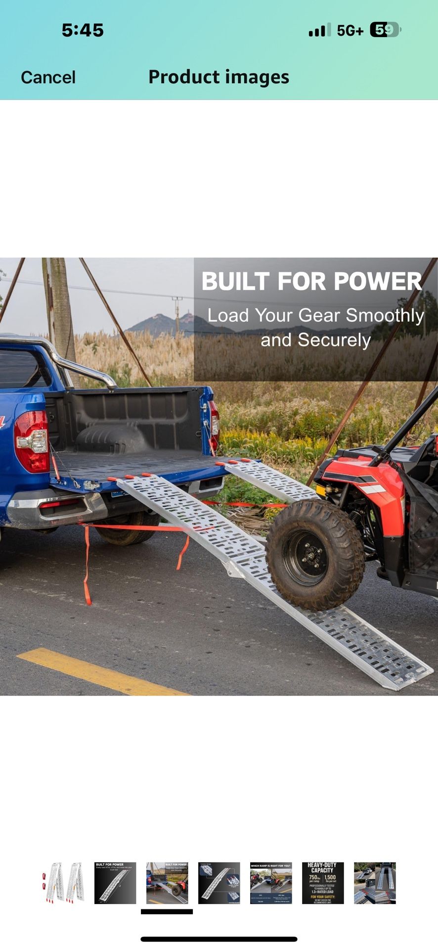 Motorcycle Ramps 7.5 Ft New In Box $$120