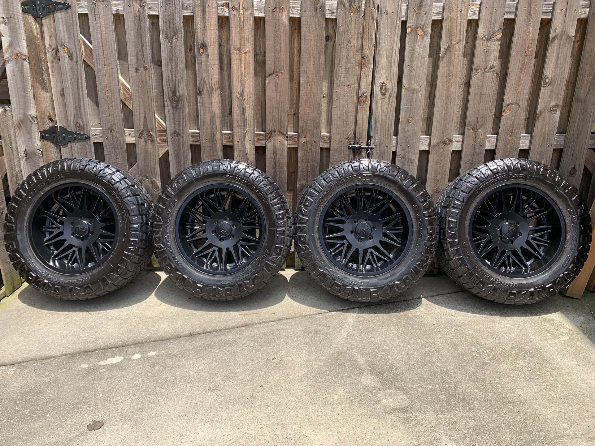 Cali Off-Road 20x12 Rims with Nitto Terra Grappler Tires
