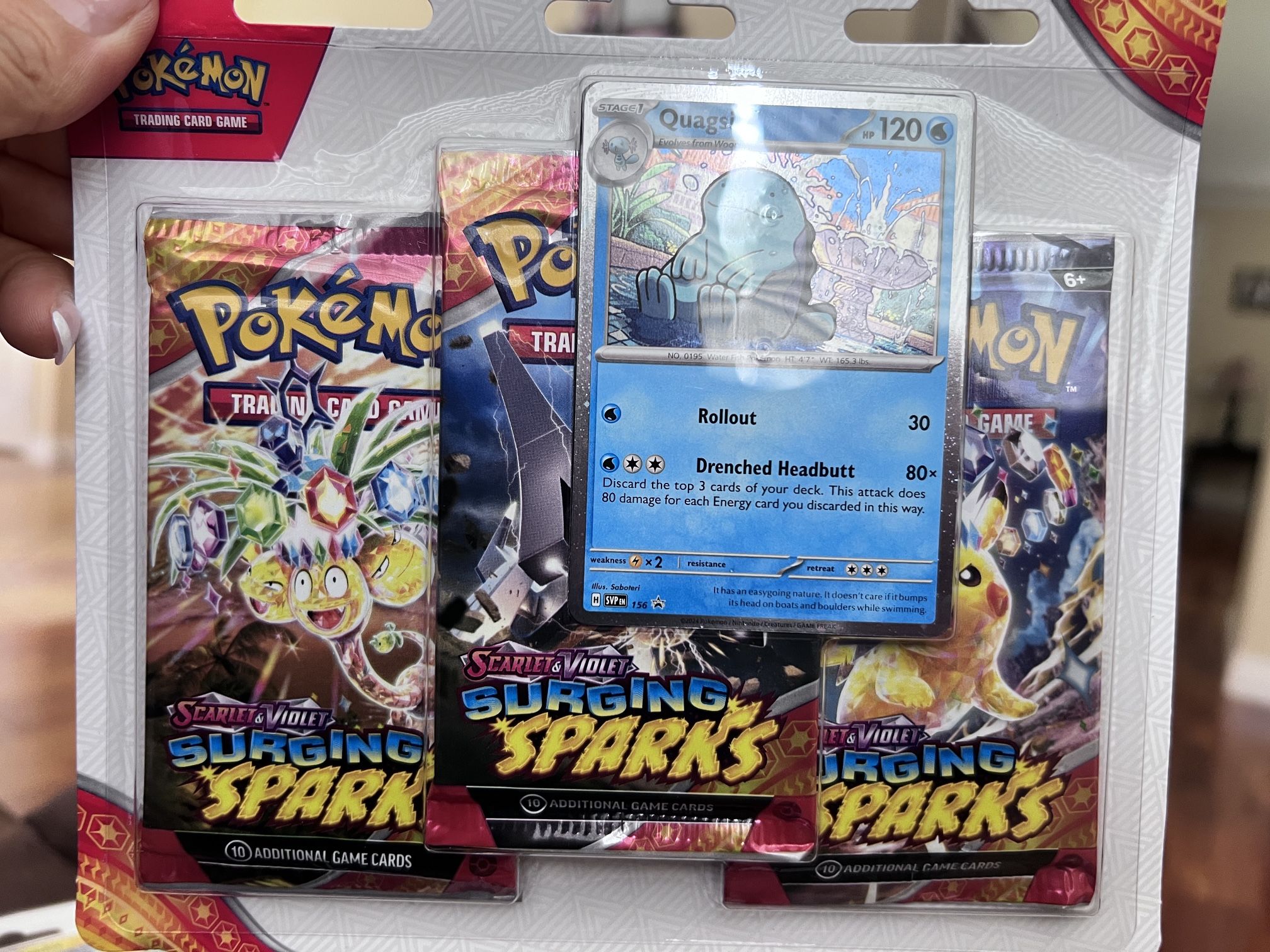 POKEMON SURGING SPARKS 3 Pack
