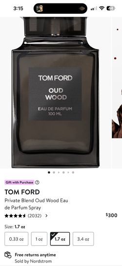 Tom Ford Oud Wood Eau De Parfum 1.7oz