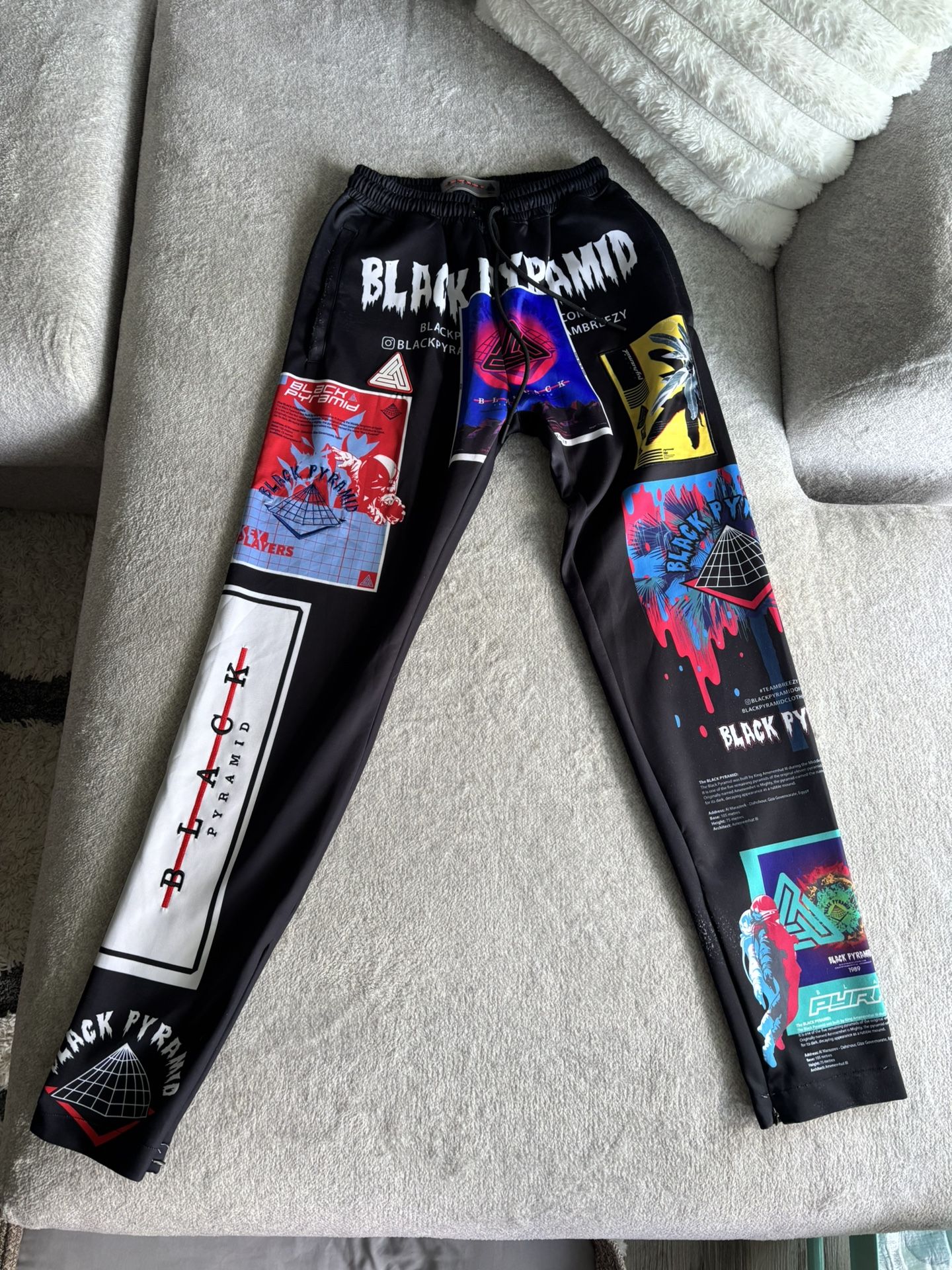 Chris Brown - Black Pyramid Pants