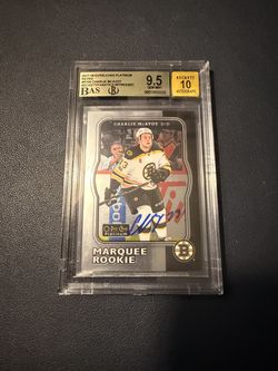 Charlie McAvoy Autographed Rookie Card