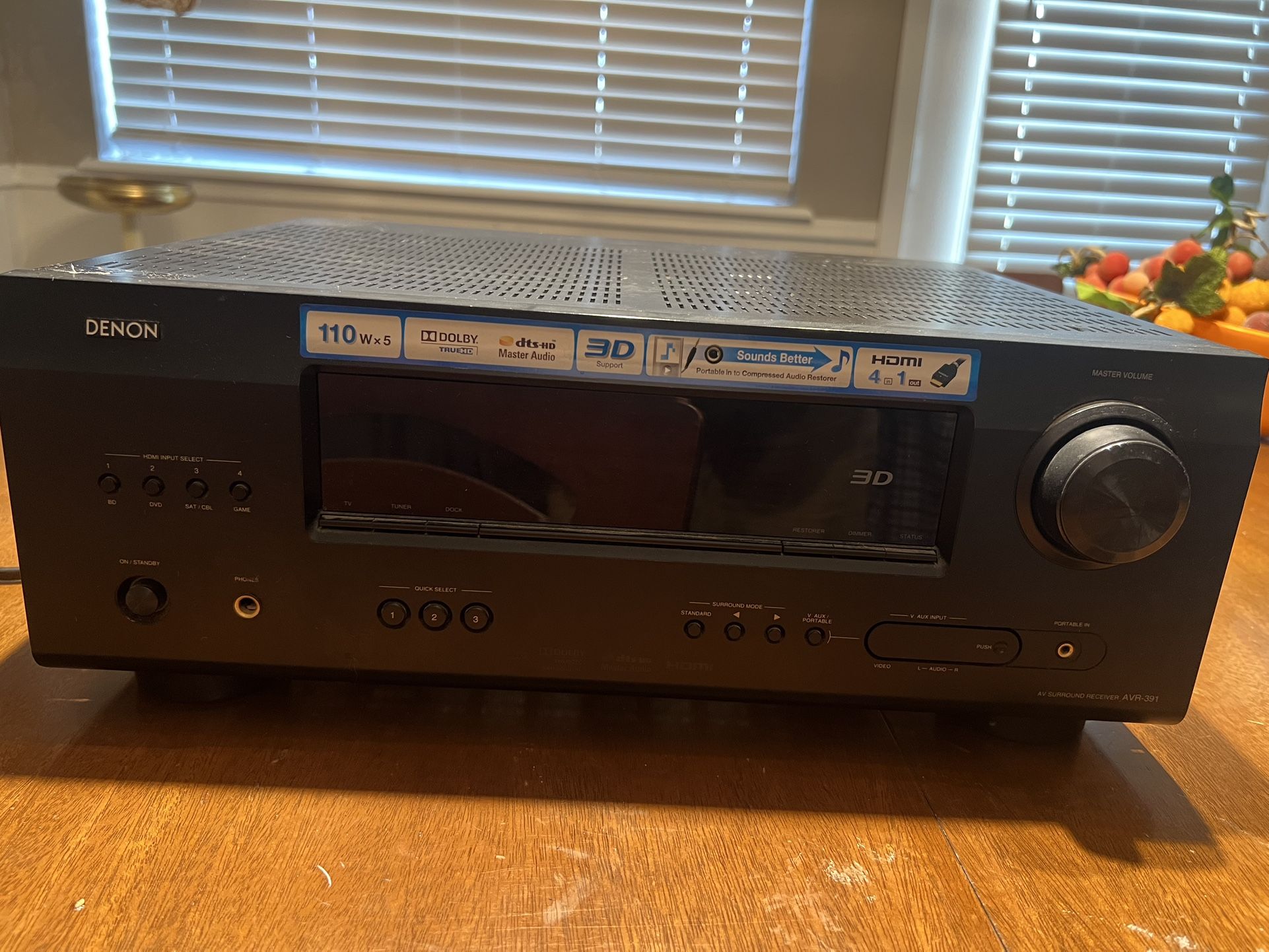 Denon AVR-391 5.1 Ch Receiver