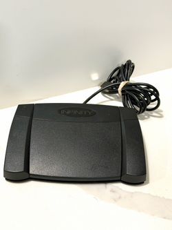 Infinity IN-USB-2 USB Foot Pedal Switch Controller for PC Mac Transcription