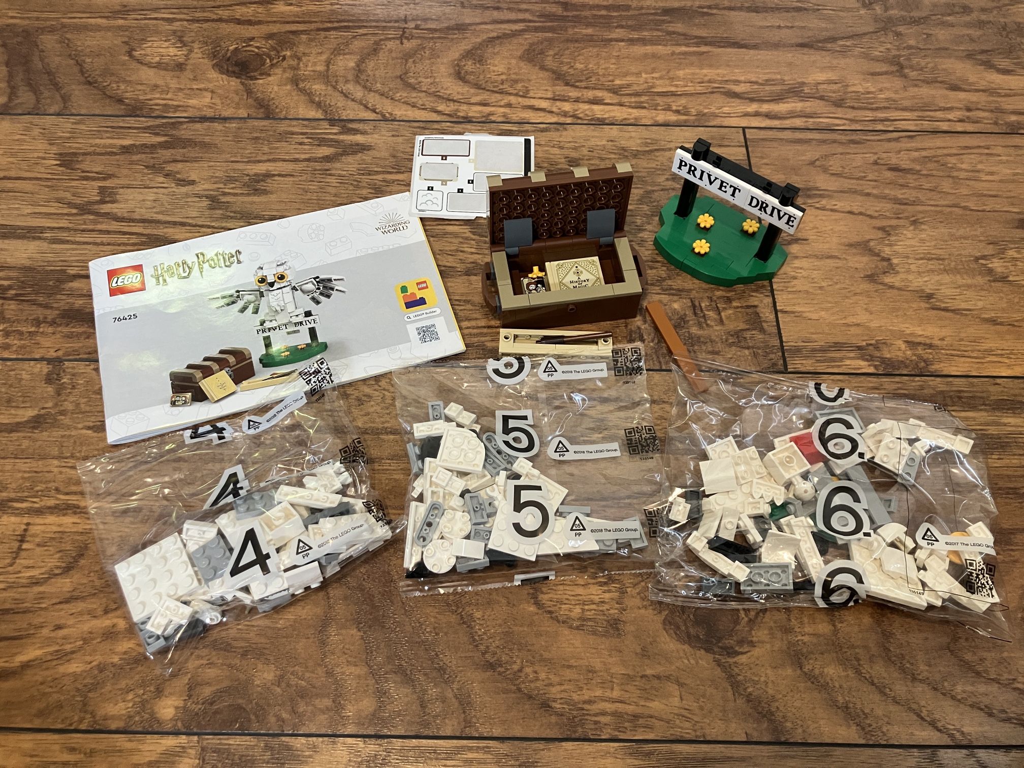 Lego Harry Potter Hedwig Owl Set