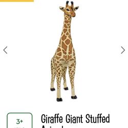 Melissa and Doug 4 ft Plush Giraffe