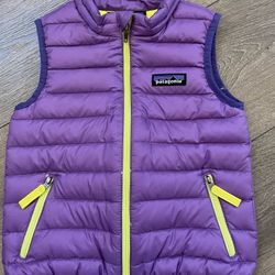 Patagonia Kids Down Purple Vest 