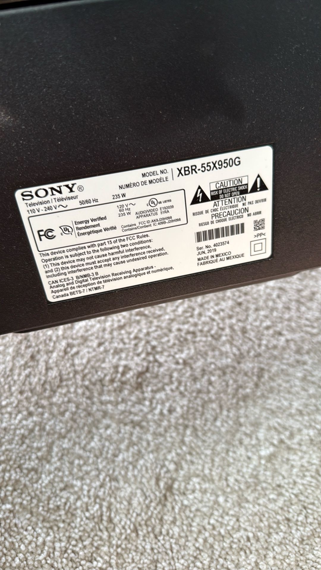 Free TV / For Parts 