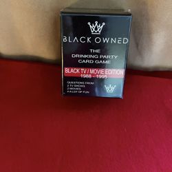 The Drinking Party Card Game Black TV/Movie Edition 