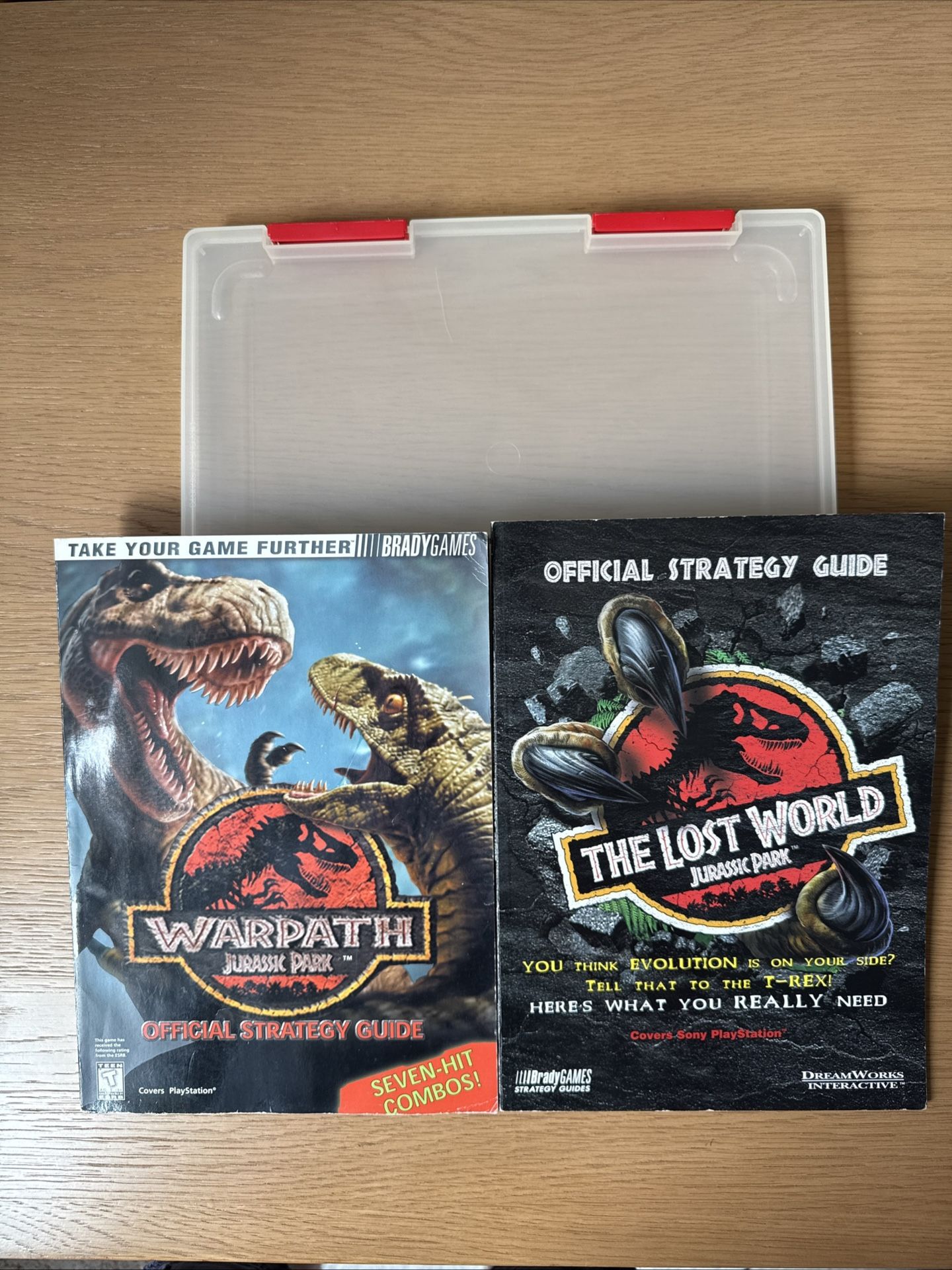 Warpath Jurassic Park Brady Games Official Strategy Guide Book & The Lost World!