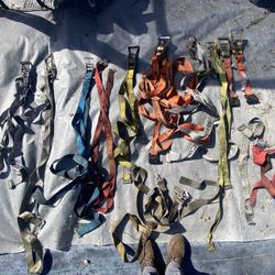 Heavy Duty, Ratchet, Truck Straps, Cargo Tie-Downs 