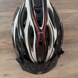 LG  Cycling Helmet Black Gray Red