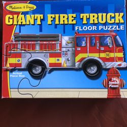 Firetruck Giant Floor Puzzle 