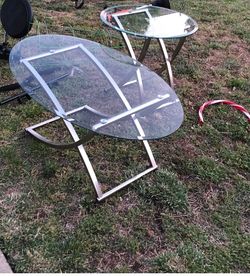 3 Glass Tables
