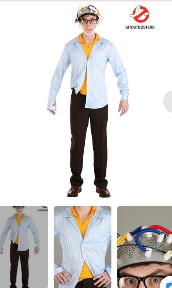 Louis Tully Costume Ghostbusters Small Halloween