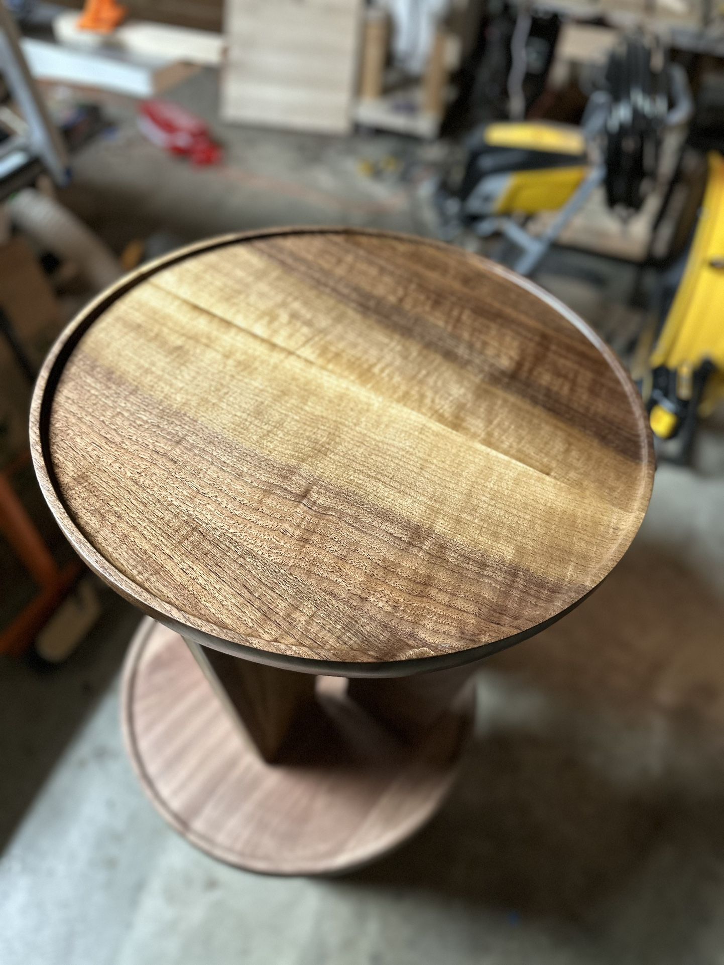 Hand Made Walnut End Table