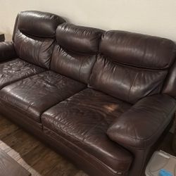 Leather Sofa 