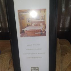 11¾x36 In. Tall Panoramic Frame *glass Is Broken In Bottom Right Corner 