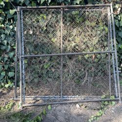 Large Chain Link Fence Doors