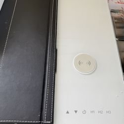 Electronic Standing Desk With Wireless Charging Station