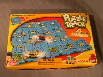 Mindscope Puzzle Track School & Fire toy set