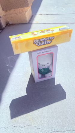 Miffy plush & butter squeezy combo $50 first come