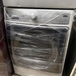 Kenmore elite front load 30” wide jumbos size washer and gas dryer