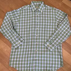 Peter Millar Plaid Button Down Shirt