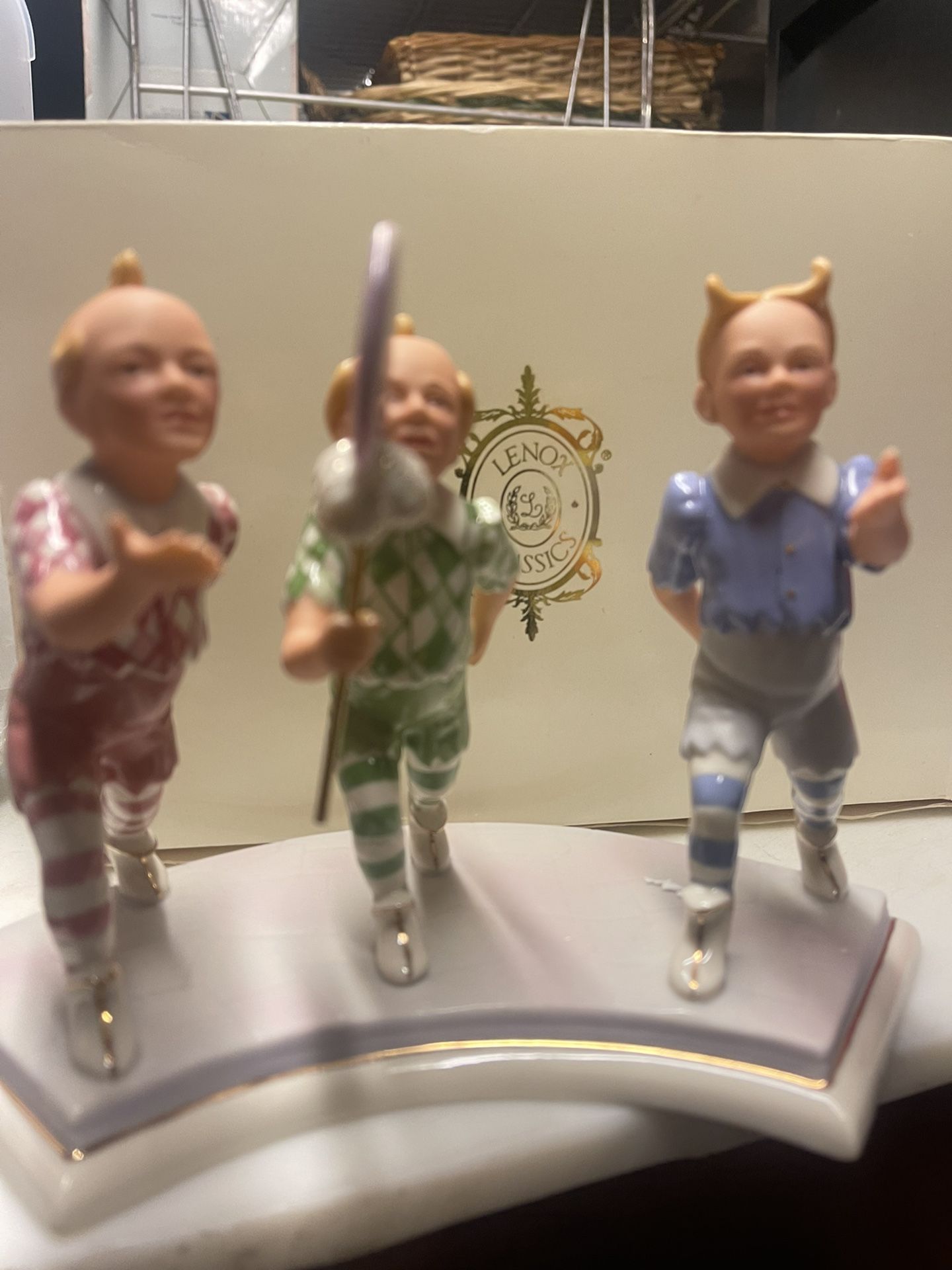 LENOX CHINA THE WIZARD OF OZ LOLLIPOP MUNCHKINS FIGURINE