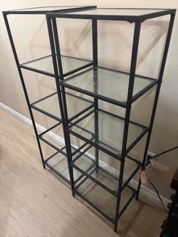 Glass shelves