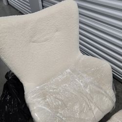 Almost New Comfy Soft Accent Chair With Footstool