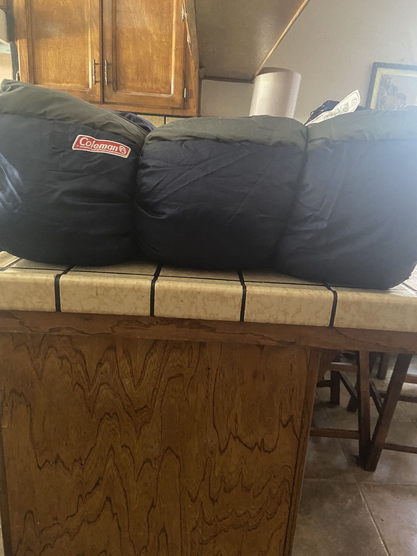 Coleman Navy Blue Sleeping Bag Oversized 33x75 NOT SOLD