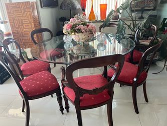 mahogany, dining chairs 6 beautiful mahogany, dining chairs