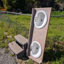 Free Sink And Step Stair