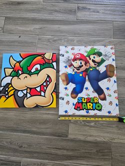 Super Mario Canva poster bowser Nintendo