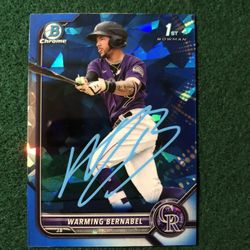 Warming Bernabel Rookie Card Auto