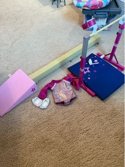 American Girl Gymnastics Set