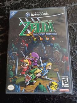 NINTENDO GAMECUBE ZELDA THE FOUR SWORDS GAME AND NINTENDO GAMECUBE PURPLE CONTROLLER $160 FINAL PRICE READ DESCRIPTION AND SEE ALL PICTURES