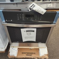 27 in. Smart Single Electric Wall Oven Self-Cleaning in Stainless Steel