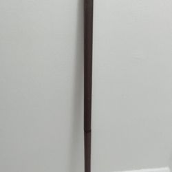 34 Inch Tall Collapsible Walking Stick with Brass Handle.