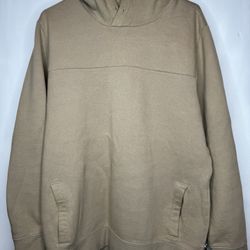 Men’s size medium Pacsun hoodie sweatshirt pullover tan brown classic essential