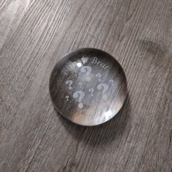 Bunnie Brat 2000 Glass Paperweight For Sale 