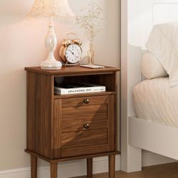 Nightstand — Walnut, Brand New