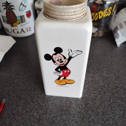Vintage Disney Mickey Mouse Dixie Cup Dispenser 