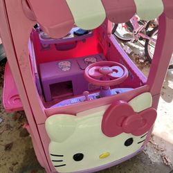Hello Kitty Sweet Treats Ride On Power Wheels Van Car  WheeWorking $25 Battery Operated W/Charger 