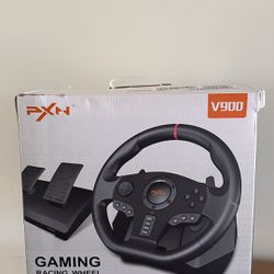 PXN V900 Steering Wheel Gaming - 270/900° Sim Xbox Racing Wheel with Pedals Paddle Shifter Vibration Feedback Wheel for Xbox One, Xbox Series S/X, PC,