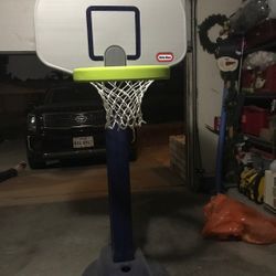 Kids Play Basket Ball Court