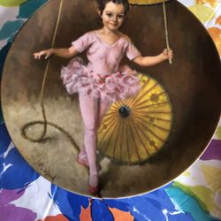 Katie The Tight Rope Walker By John McClelland Numbered Plate 